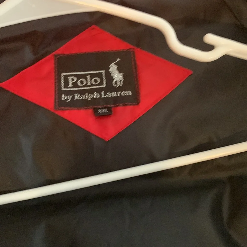 Polo by Ralph Lauren red jacket/vest. Sz 2xl. Removable sleeves. Heavy/warm
